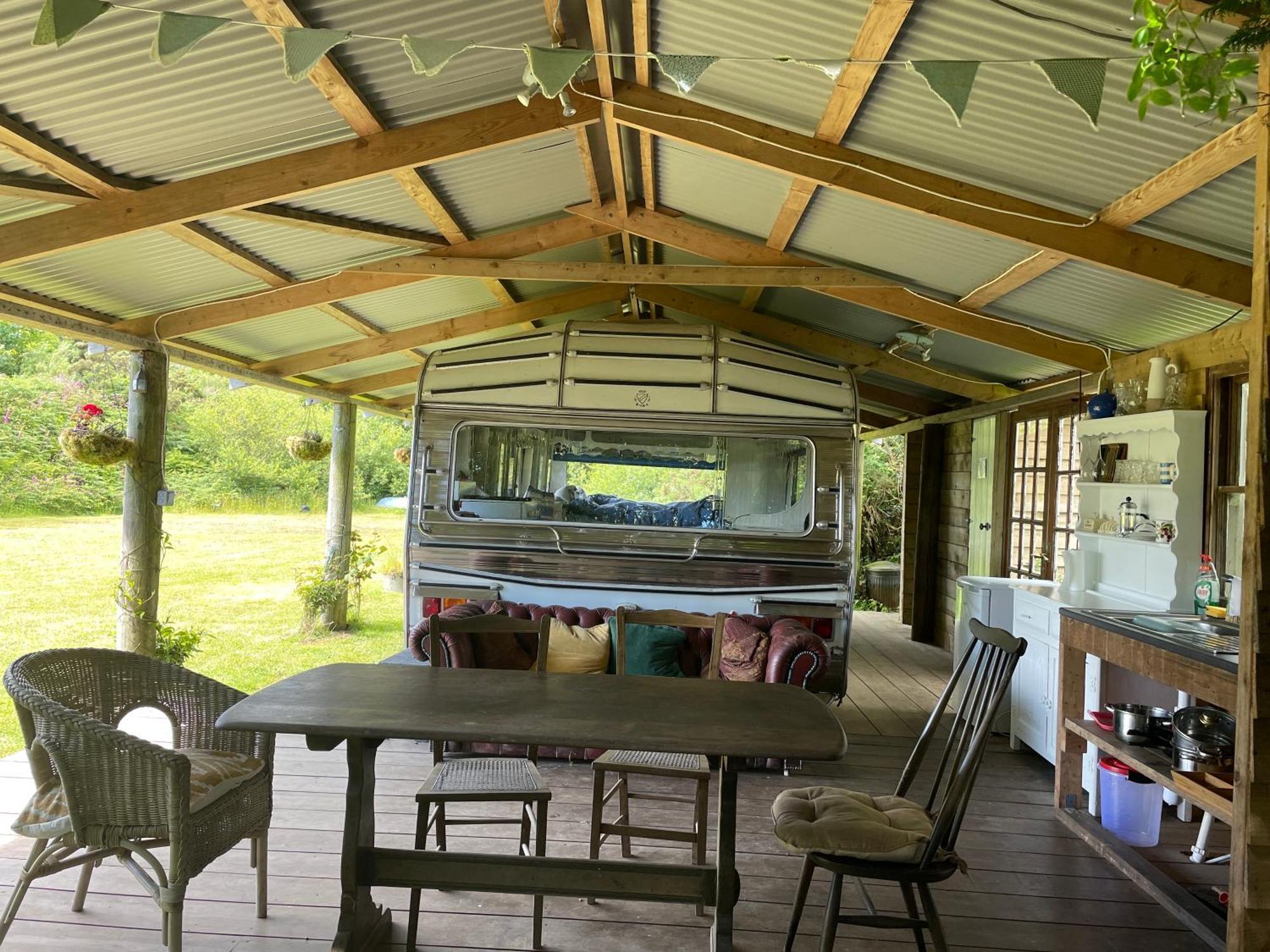 The Quarry Caravan Falmouth Exterior foto